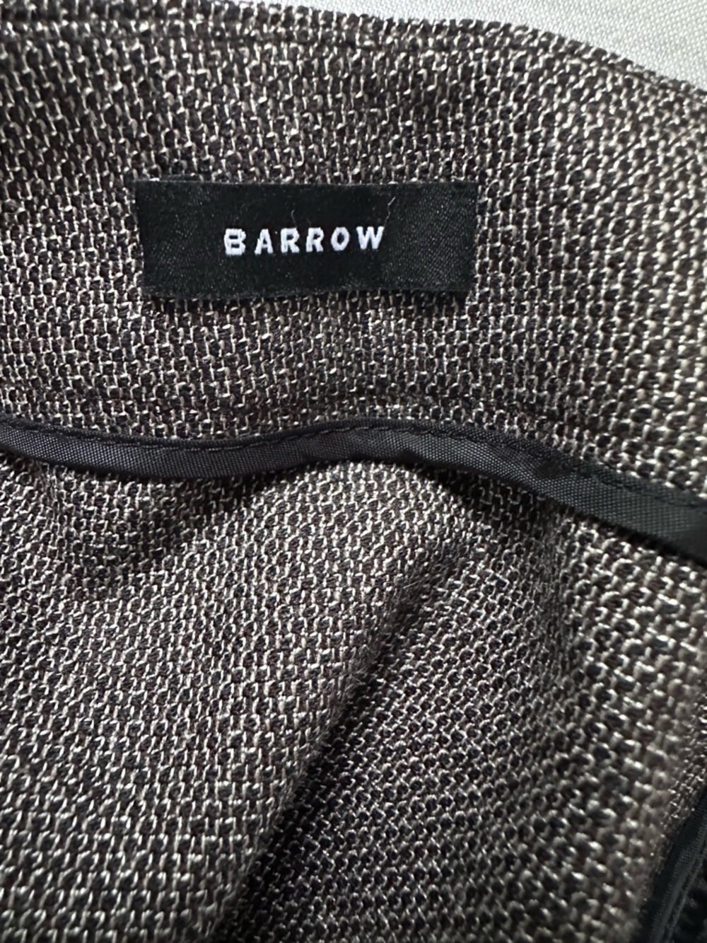 Lafayette 148 NY Barrow Pants Size 8 Brown Textured Career Trouser - Picture 5 of 8